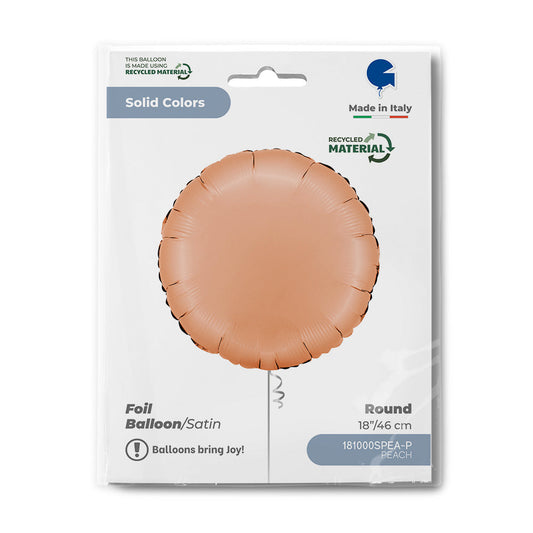 Round 18inc Satin Peach