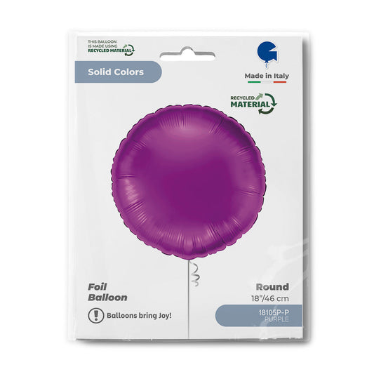 Round 18inc Purple