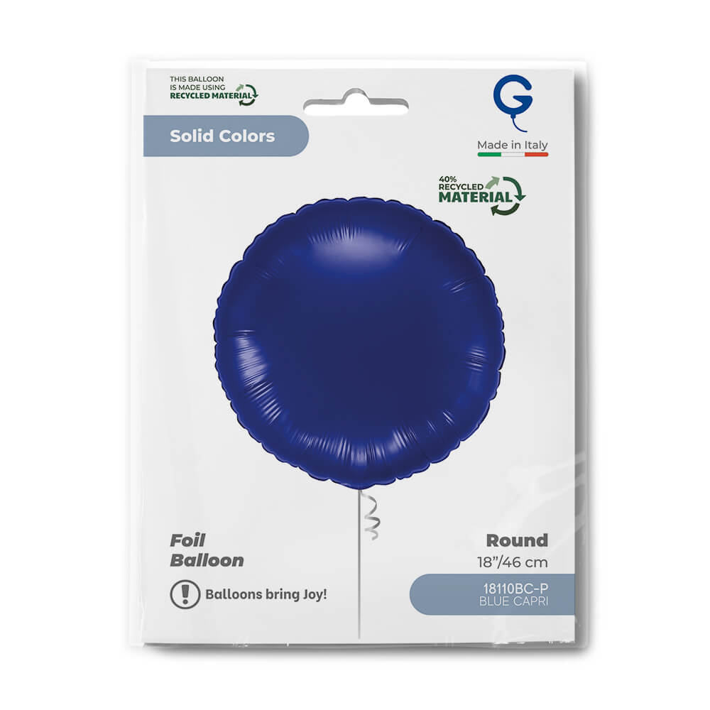 Round 18inc Blue Capri Single Pack