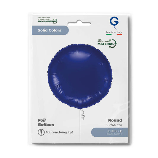 Round 18inc Blue Capri Single Pack