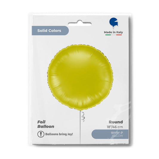 Round 18inc Yellow