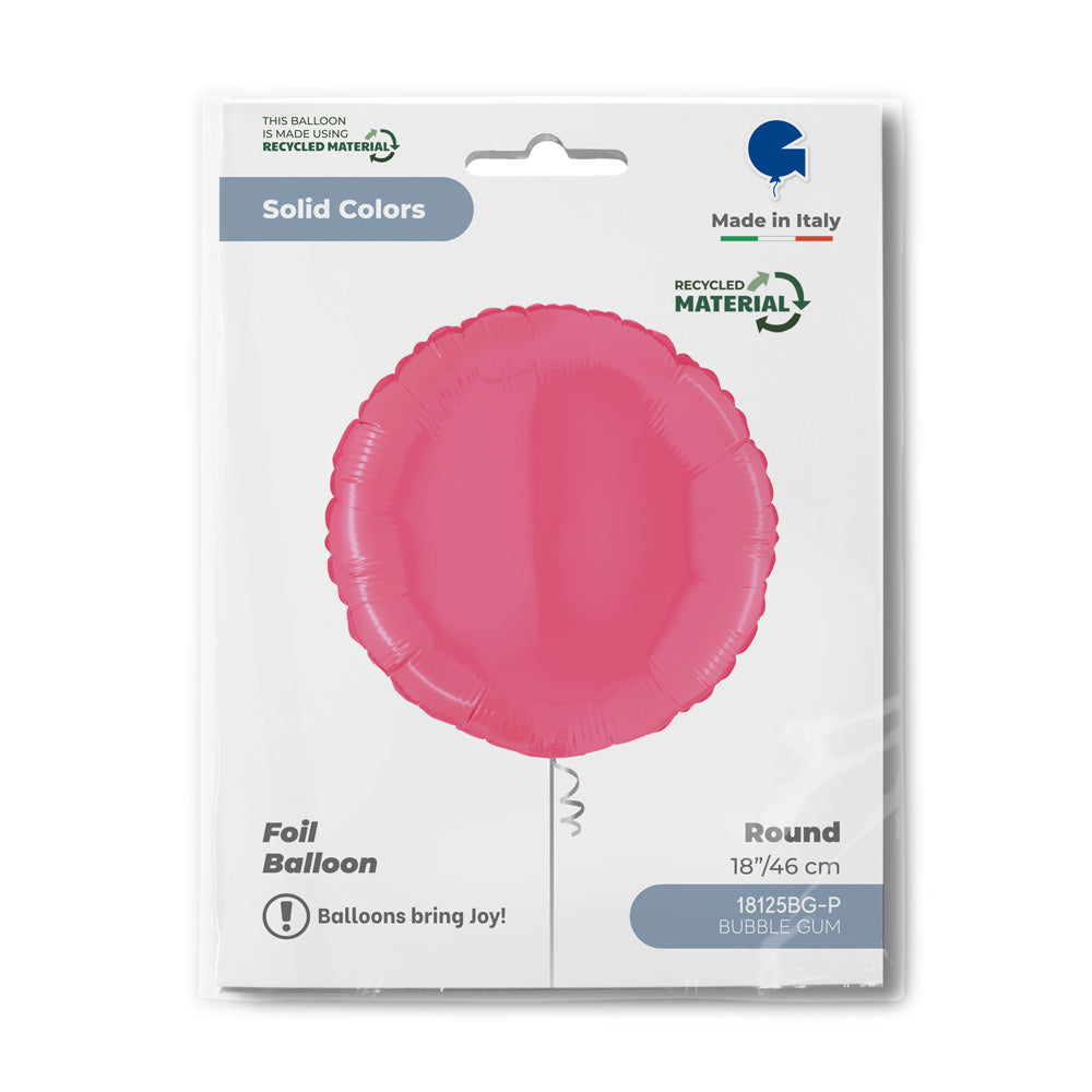 Round 18inc Bubble Gum