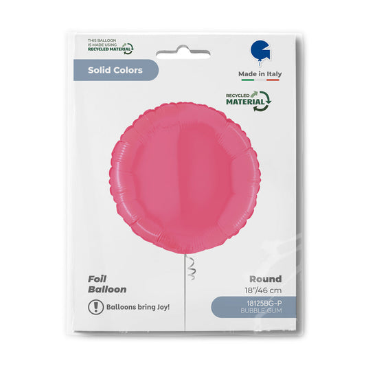 Round 18inc Bubble Gum
