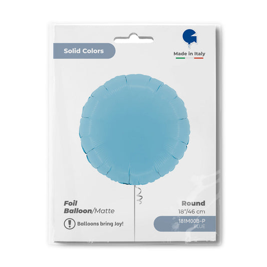 Round 18inc Matte Blue