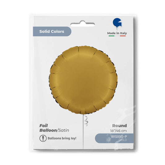 Round 18inc Satin Gold