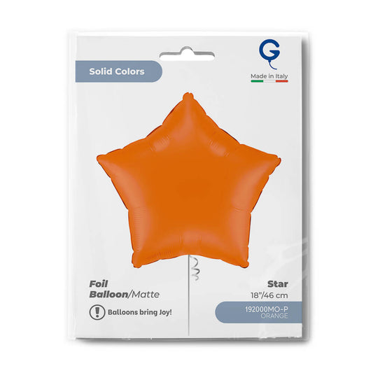 Star 18inc Matte Orange Single Pack