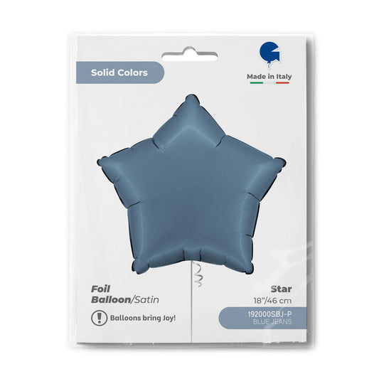 Star 18inc Satin Blue Jeans