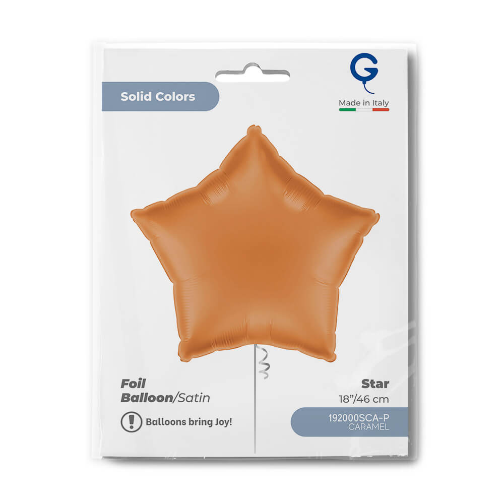 Star 18inc Satin Caramel Single Pack