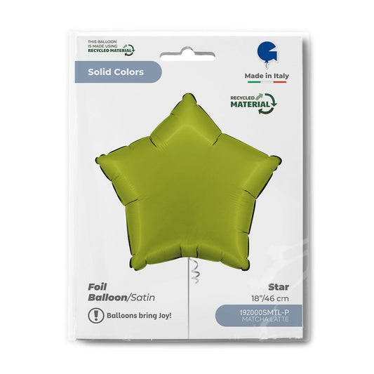 Star 18inc Satin Matcha Latte