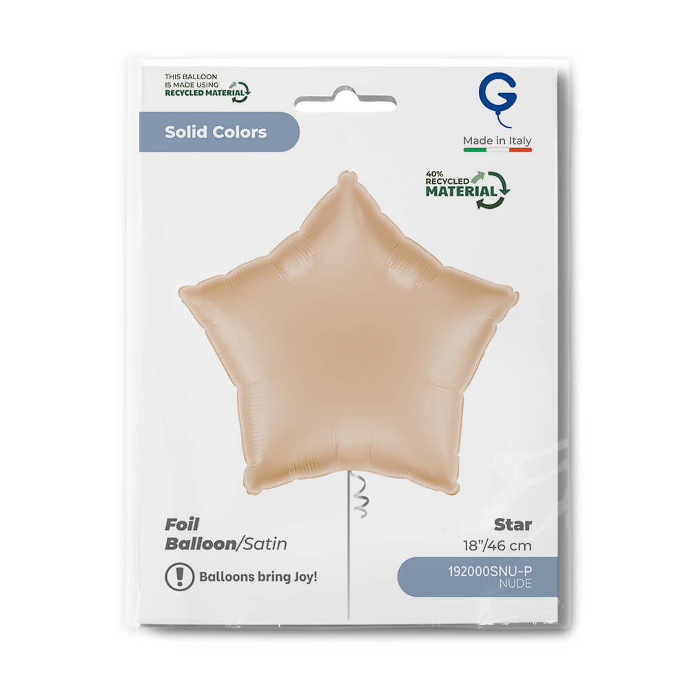 Star 18inc Satin Nude Single Pack