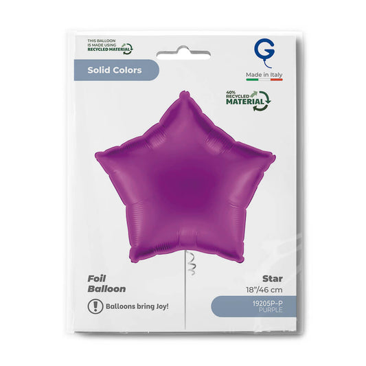 Star 18inc Purple Single Pack