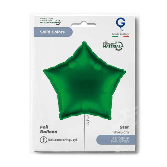Star 18inc Dark Green Single Pack
