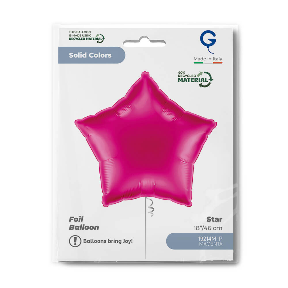 Star 18inc Magenta Single Pack