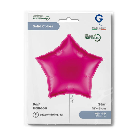 Star 18inc Magenta Single Pack