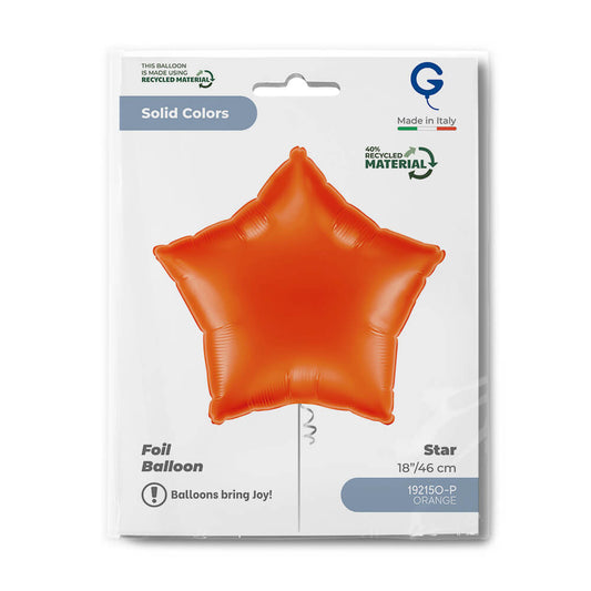 Star 18inc Orange Single Pack