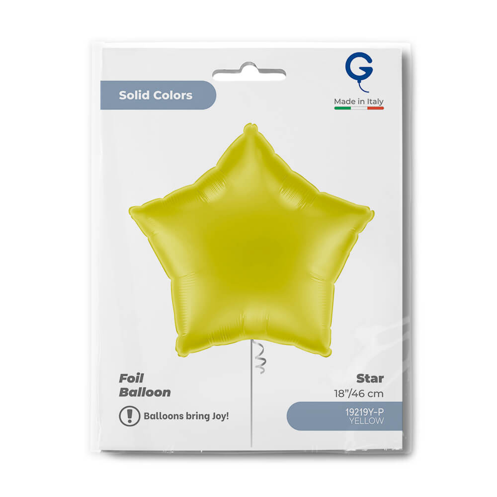 Star 18inc Yellow Single Pack