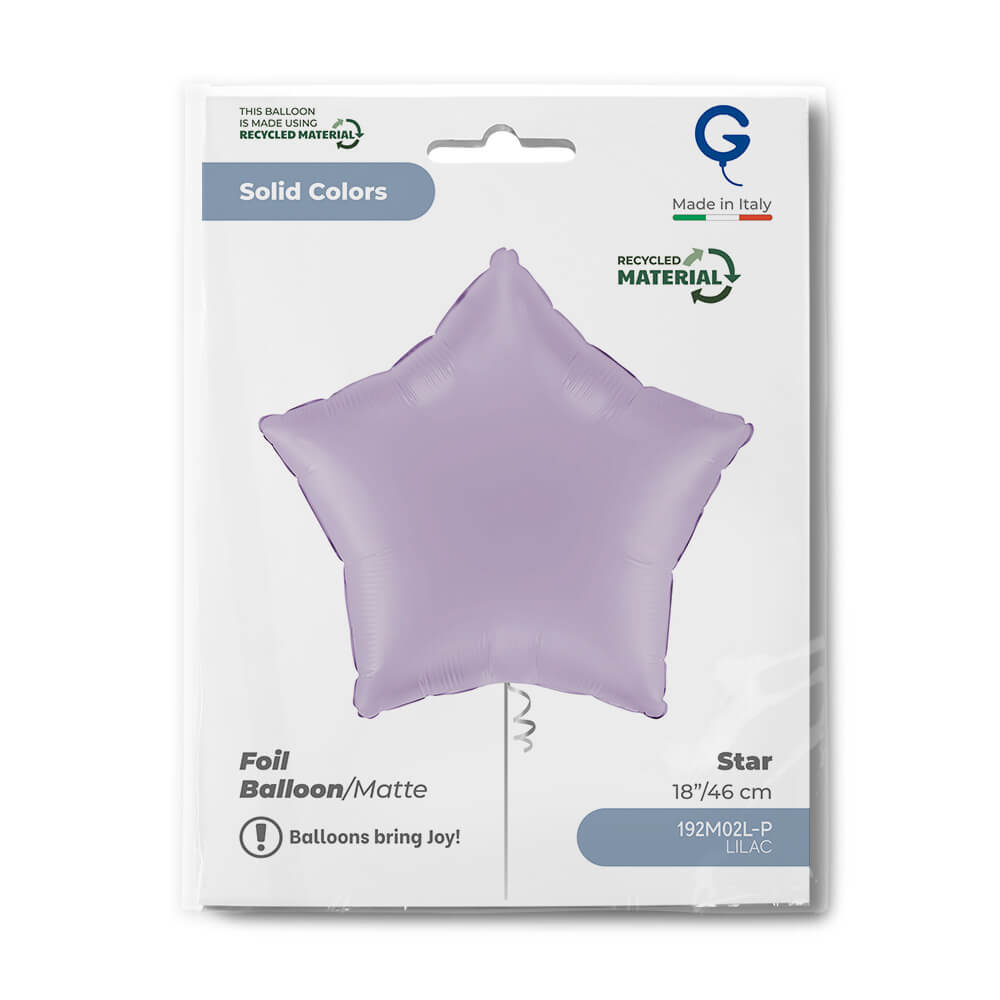 Star 18inc Matte Lilac Single Pack