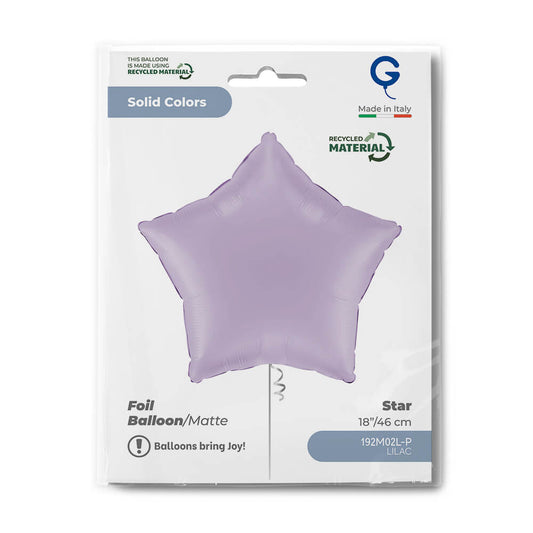 Star 18inc Matte Lilac Single Pack