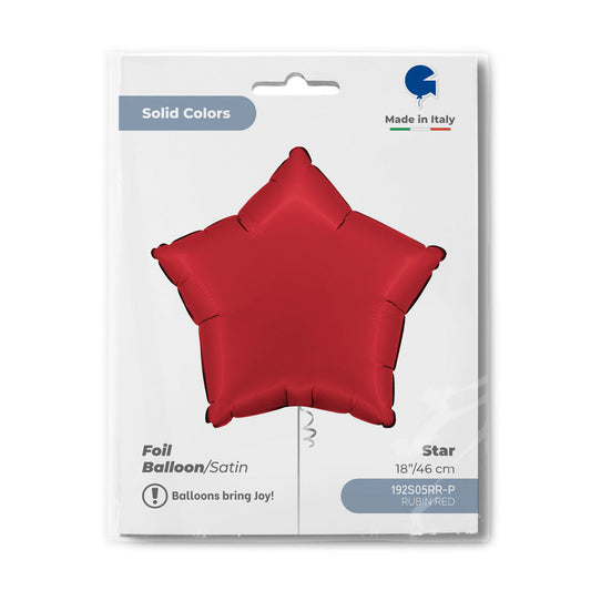 Star 18inc Satin Rubin Red