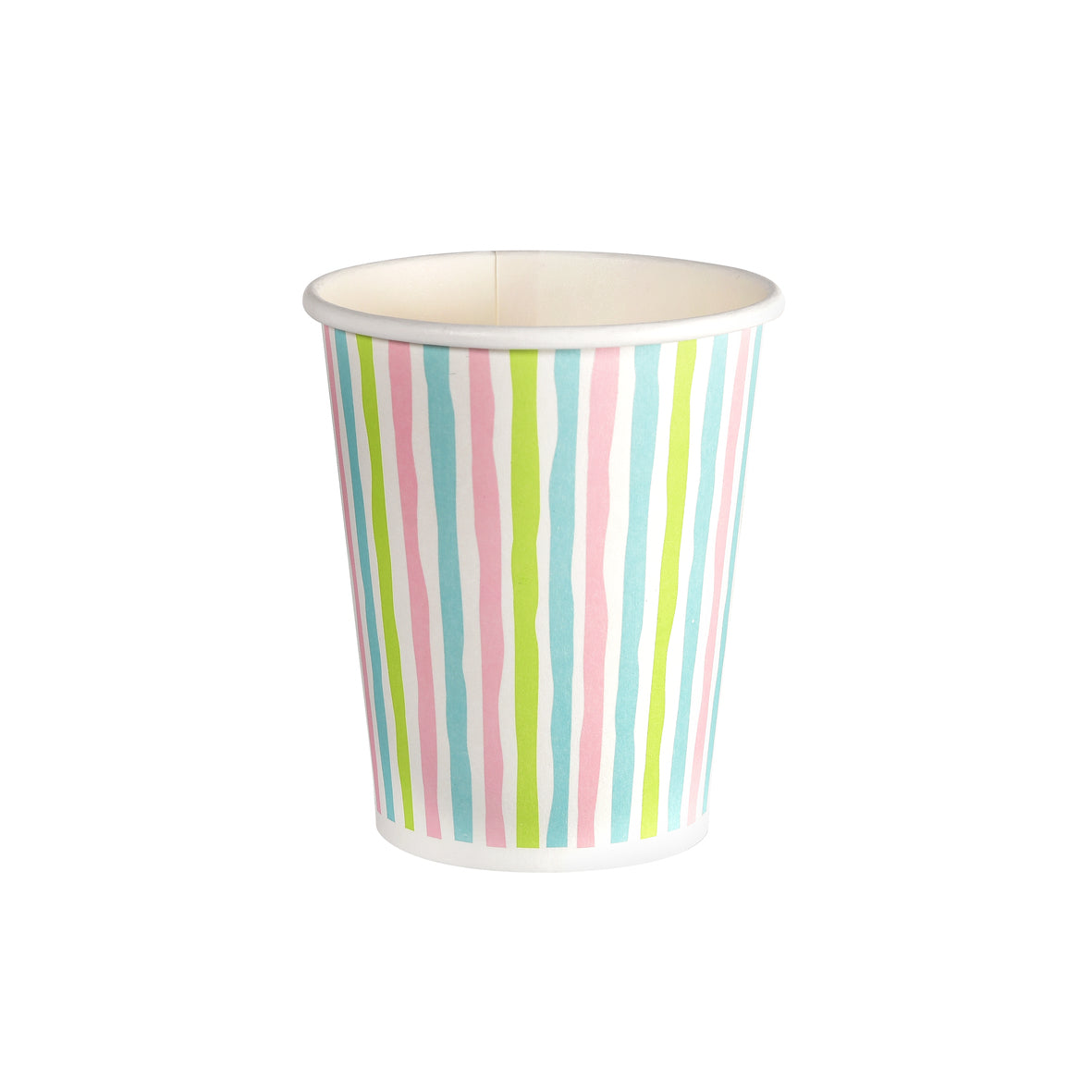 Paper Cups 22cm Stripes Multi (Pack of 10)