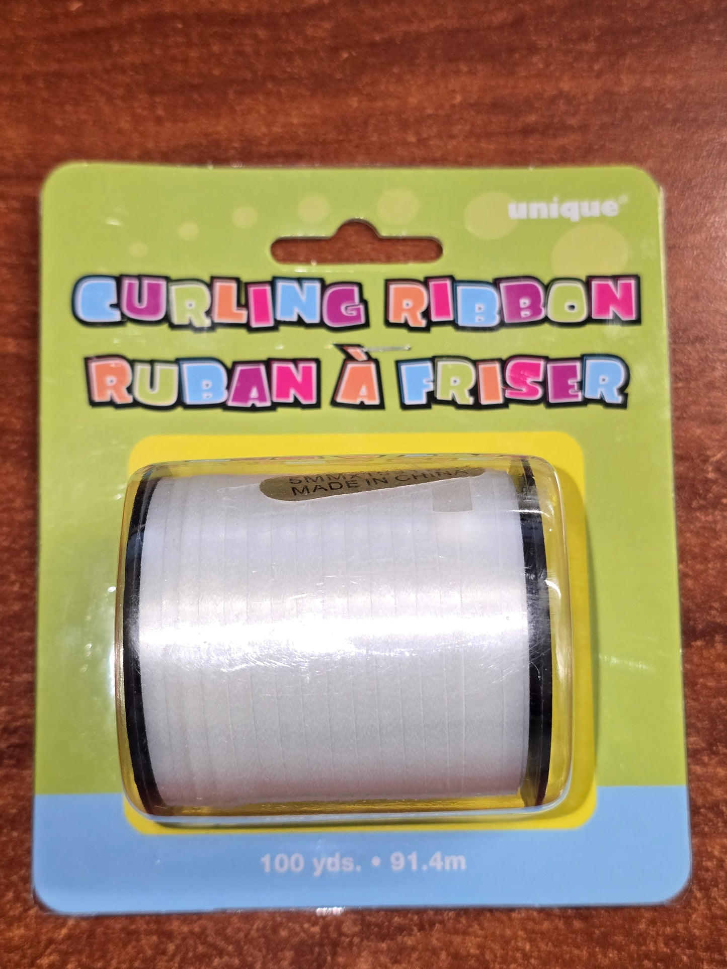 White Curling Ribbon(90 Metre Roll)
