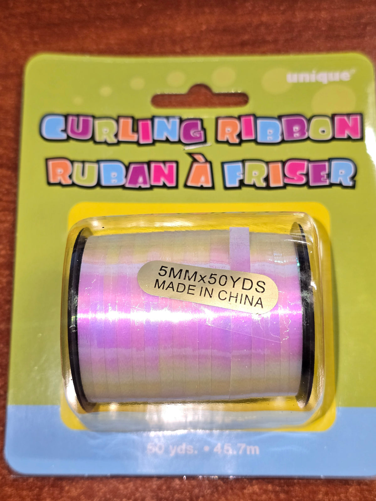 Irridescent Curling Ribbon(45 Metre Roll)
