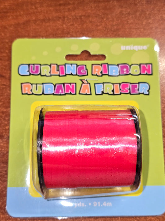 Red Curling Ribbon(90 Metre Roll)
