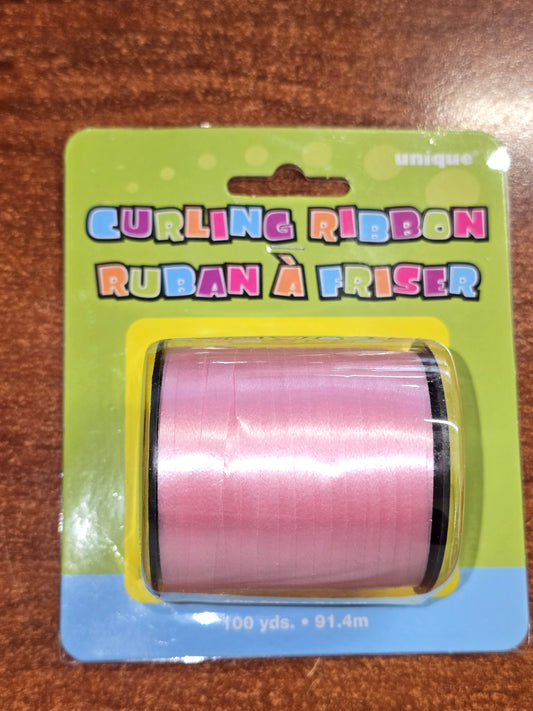 Pastel Pink Curling Ribbon(90 Metre Roll)