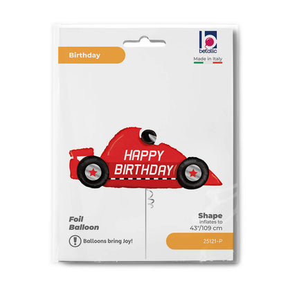 Race Car Birthday Balloon