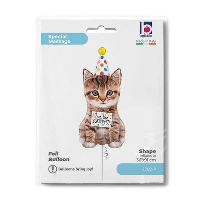 Cue The Catfetti Cat Balloon