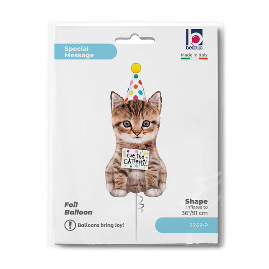 Cue The Catfetti Cat Balloon