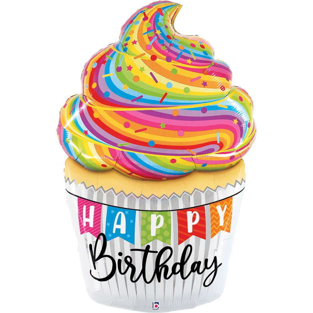 Special Delivery Birthday Cupcake (W)
