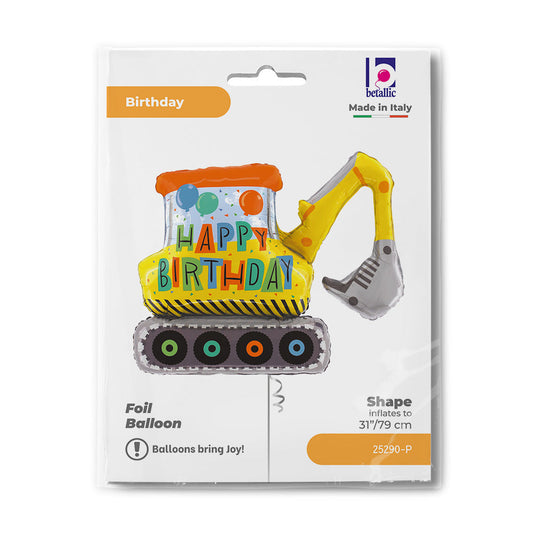 Birthday Construction Excavator