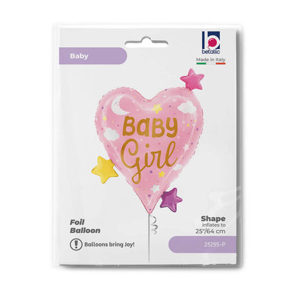 Baby Girl Heart Stars