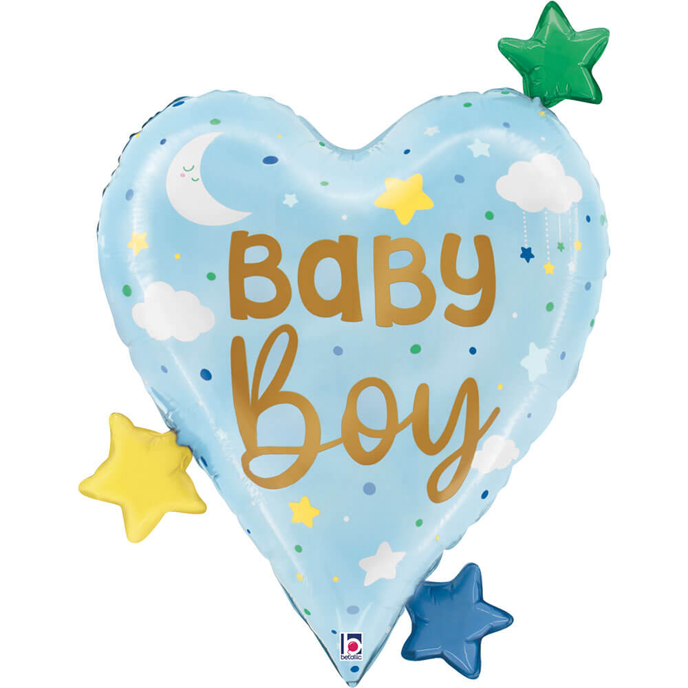 Baby Boy Heart Stars