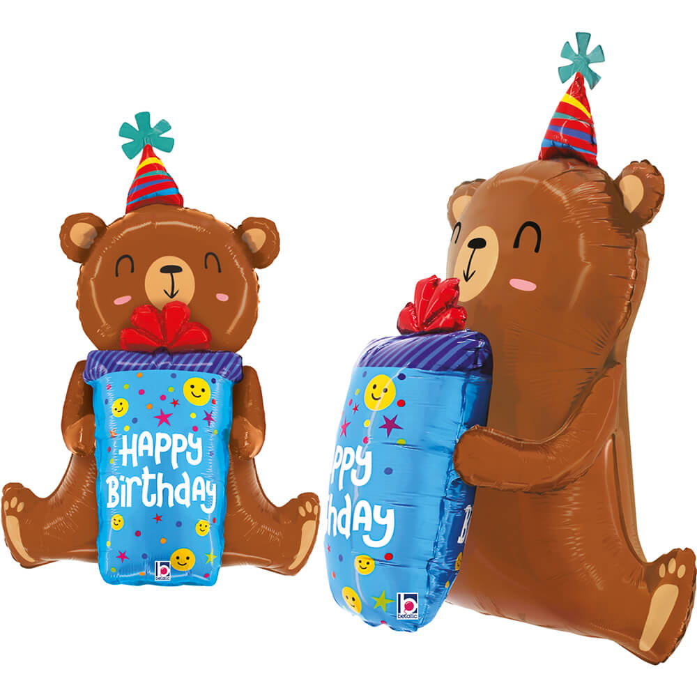 Birthday Smiley Gift Bear (W)