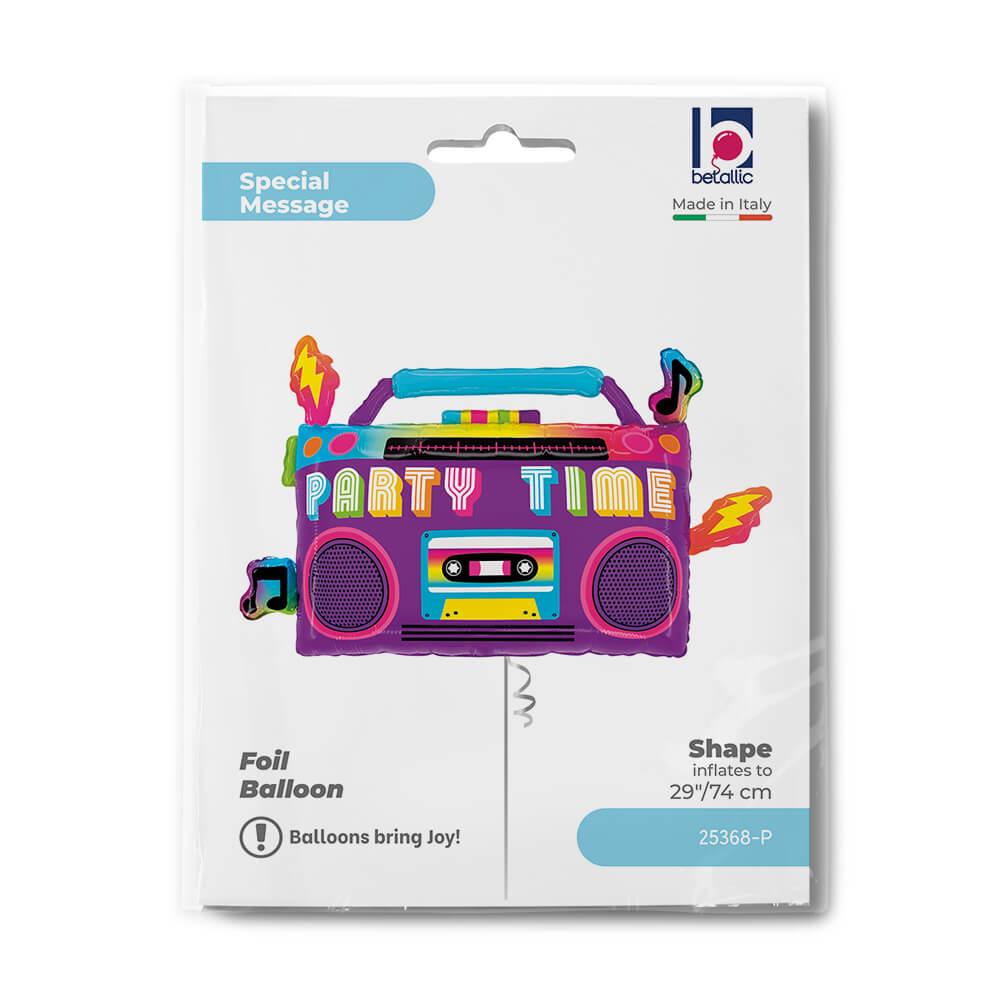 Party Time Boom Box Balloon