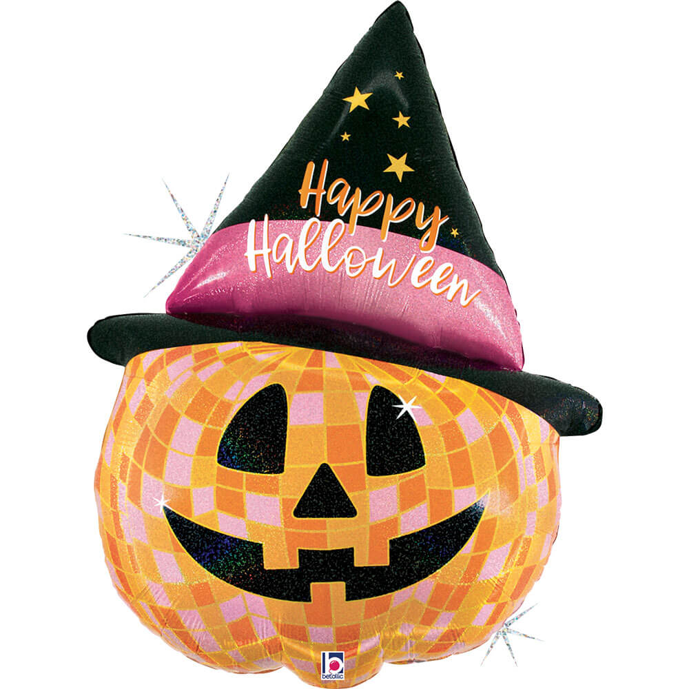 Disco Halloween Jack O Lantern (W)