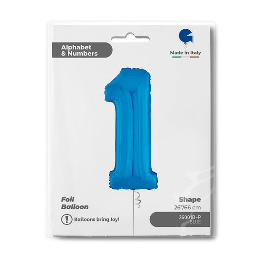 Number 1 Blue 26inc