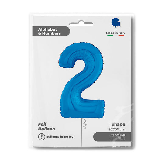 Number 2 Blue 26inc