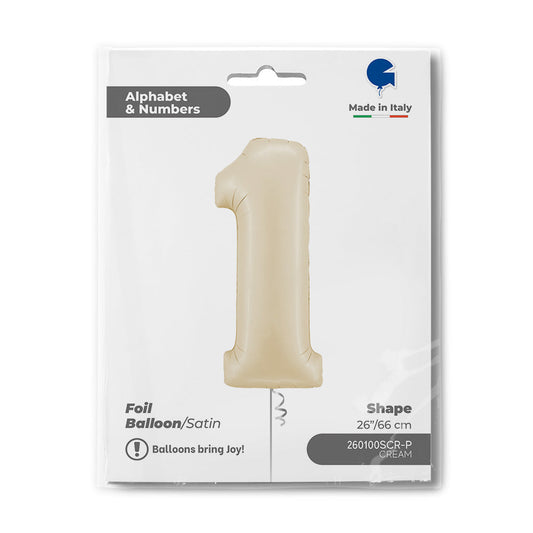 Number 1 Satin Cream 26inc