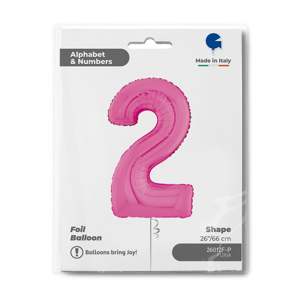 Number 2 Fuxia 26inc