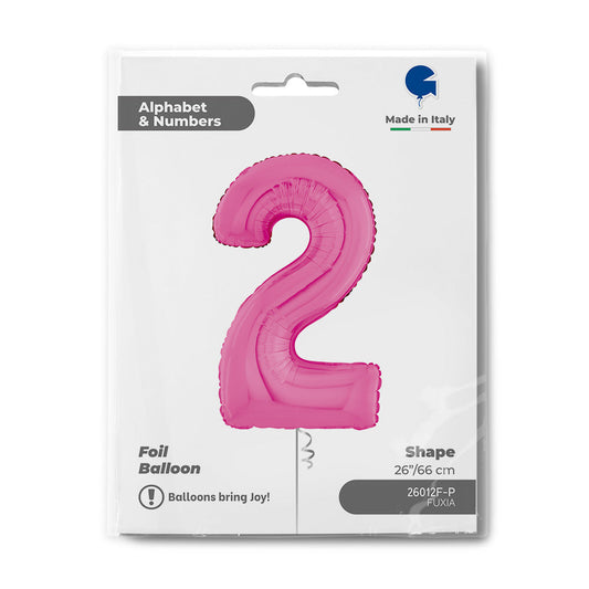 Number 2 Fuxia 26inc