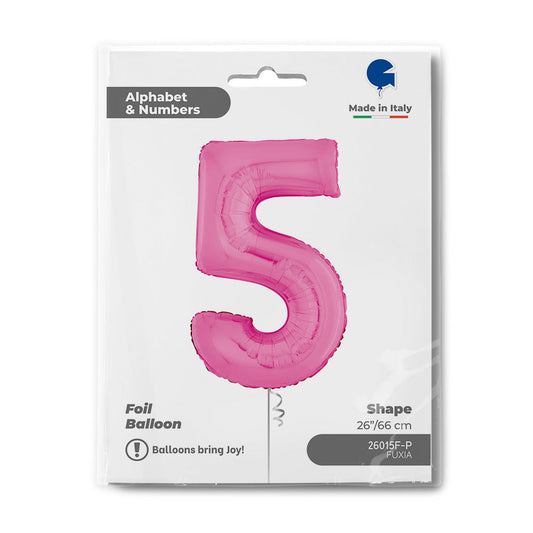 Number 5 Fuxia 26inc