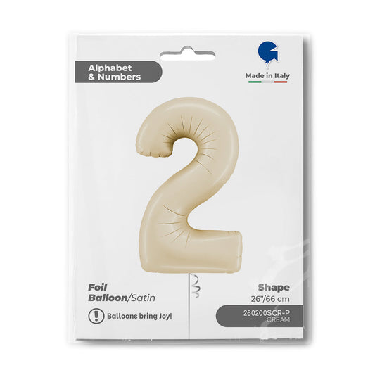Number 2 Satin Cream 26inc