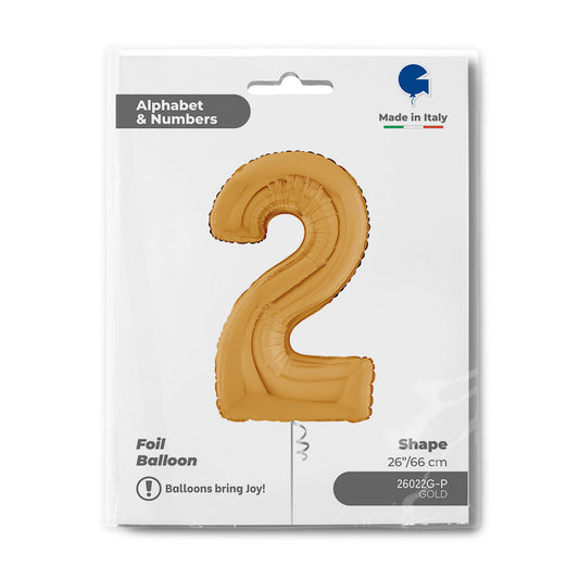 Number 2 Gold 26inc