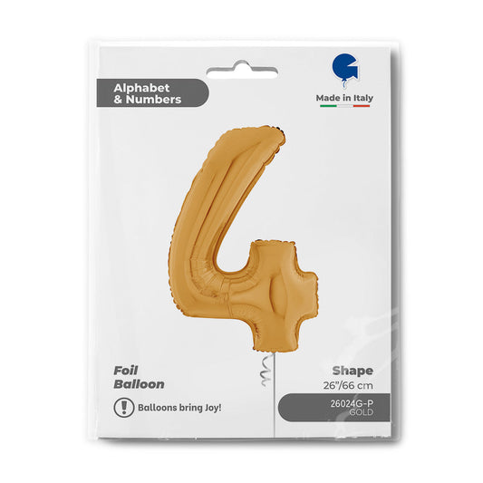 Number 4 Gold 26inc