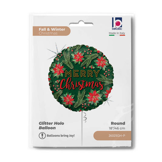 Watercolor Christmas 18" M