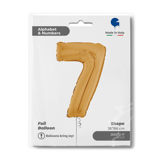 Number 7 Gold 26inc