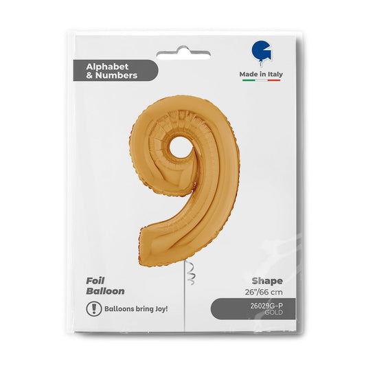 Number 9 Gold 26inc